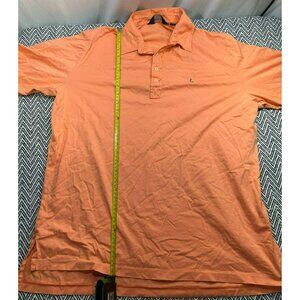 Polo Golf Ralph Lauren Orange Cotton Polo Shirt XL Mens Classic Fit